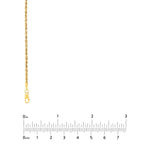 2mm Light Rope Chain with Lobster Lock