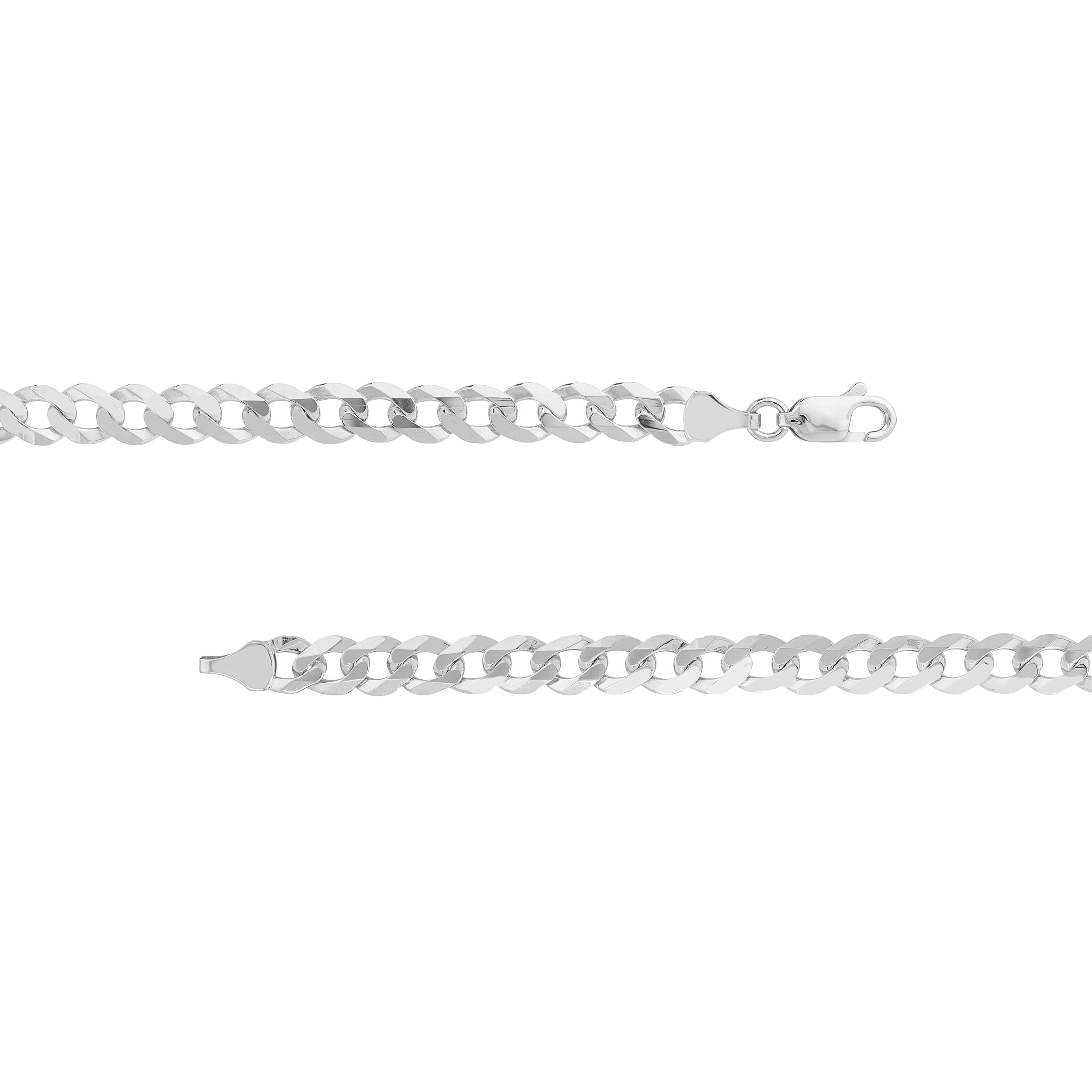 7mm Flat Open Cuban Chain