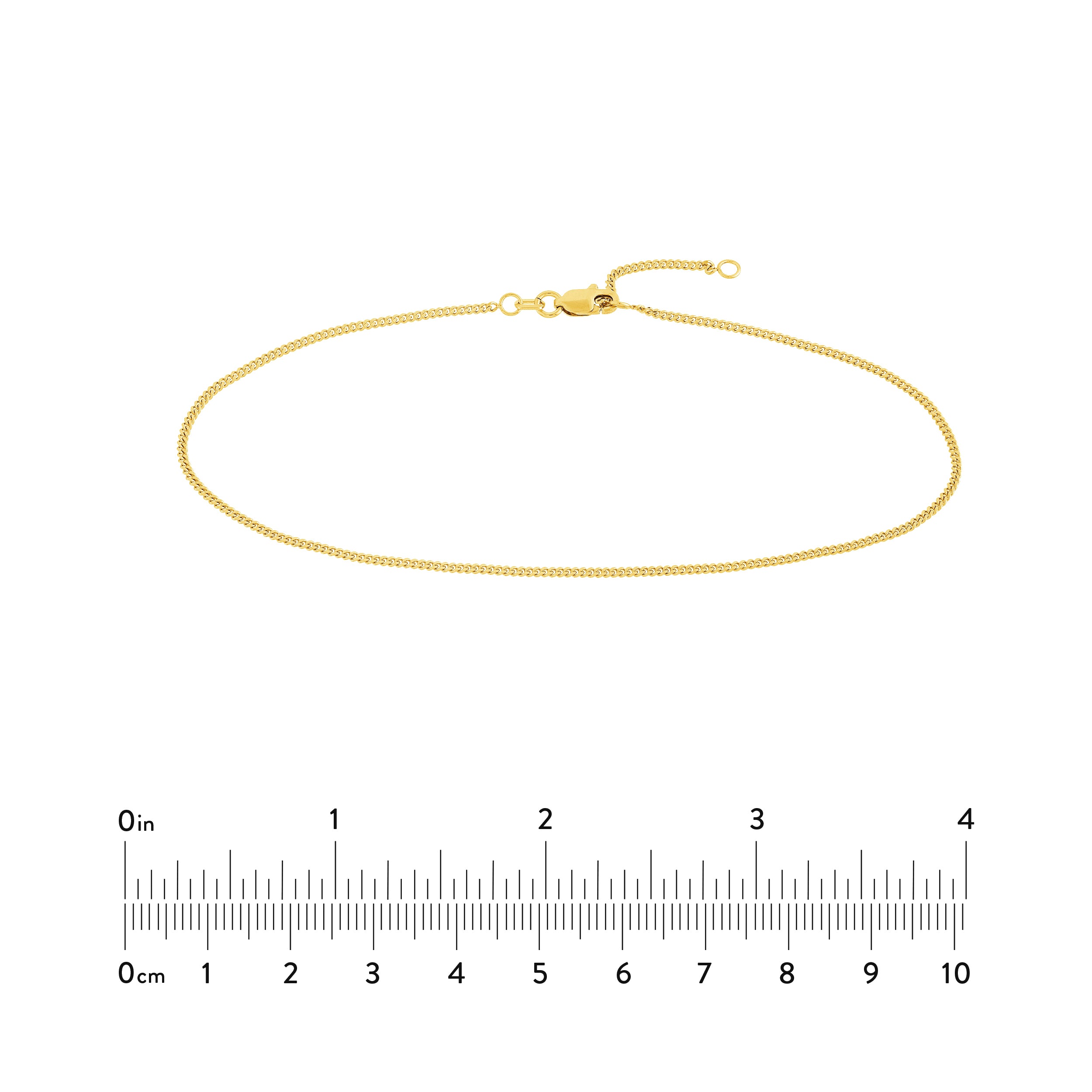 1.40mm Curb Chain Anklet
