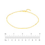 Singapore Chain Adjustable Anklet