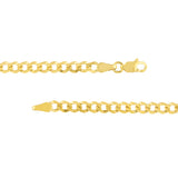 3.7mm Curb Chain with Lobster Lock