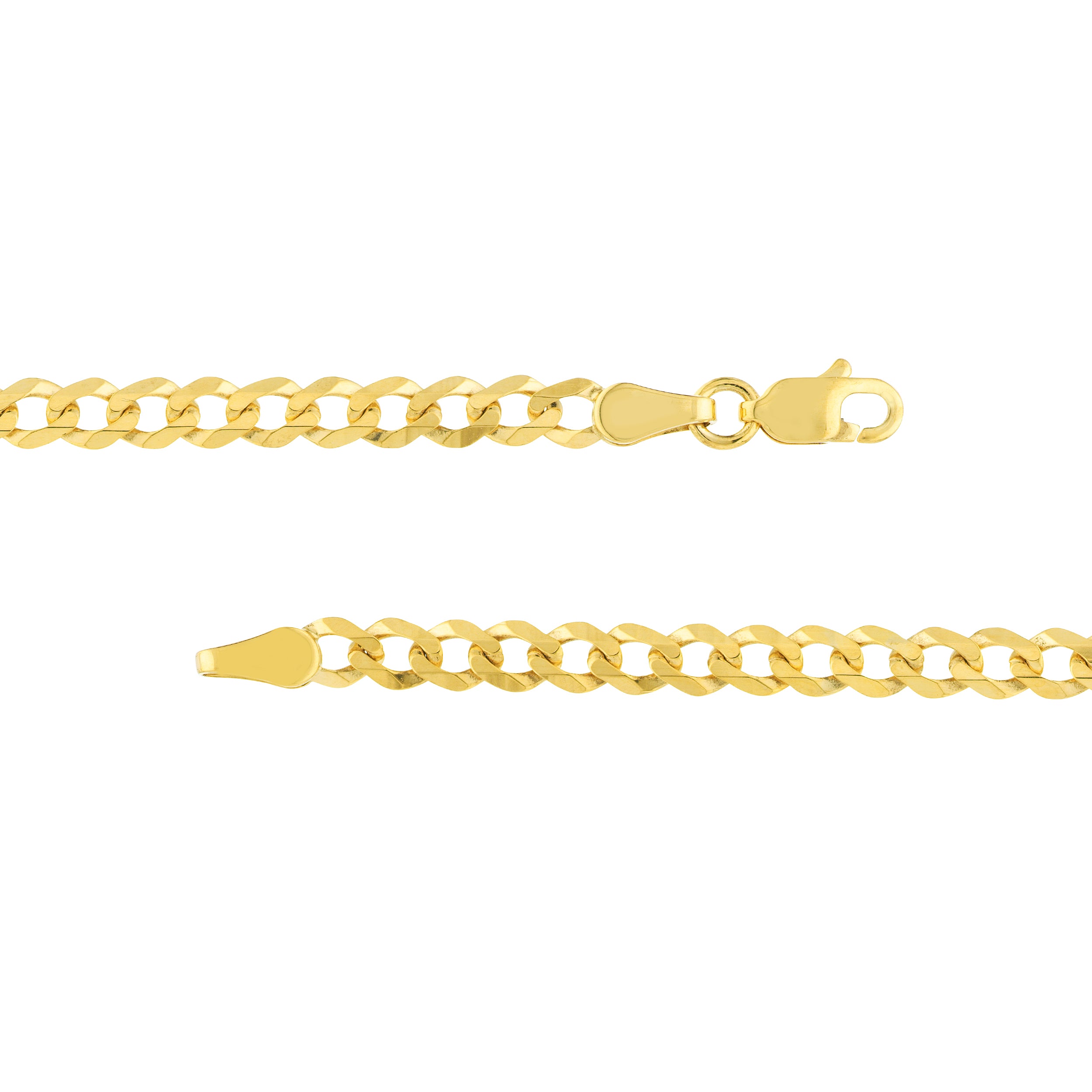 3.7mm Curb Chain with Lobster Lock