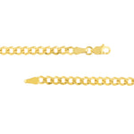 3.7mm Curb Chain with Lobster Lock