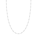 0.8mm Designer Twist Chain with Lobster Lock