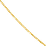 1.75mm Square Wheat Chain with Lobster Lock