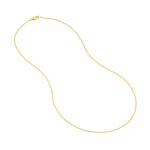 1.20mm Two-Tone Pavé Wheat Chain with Lobster Lock