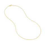 1.20mm Two-Tone Pavé Wheat Chain with Lobster Lock