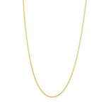 1.20mm Two-Tone Pavé Wheat Chain with Lobster Lock