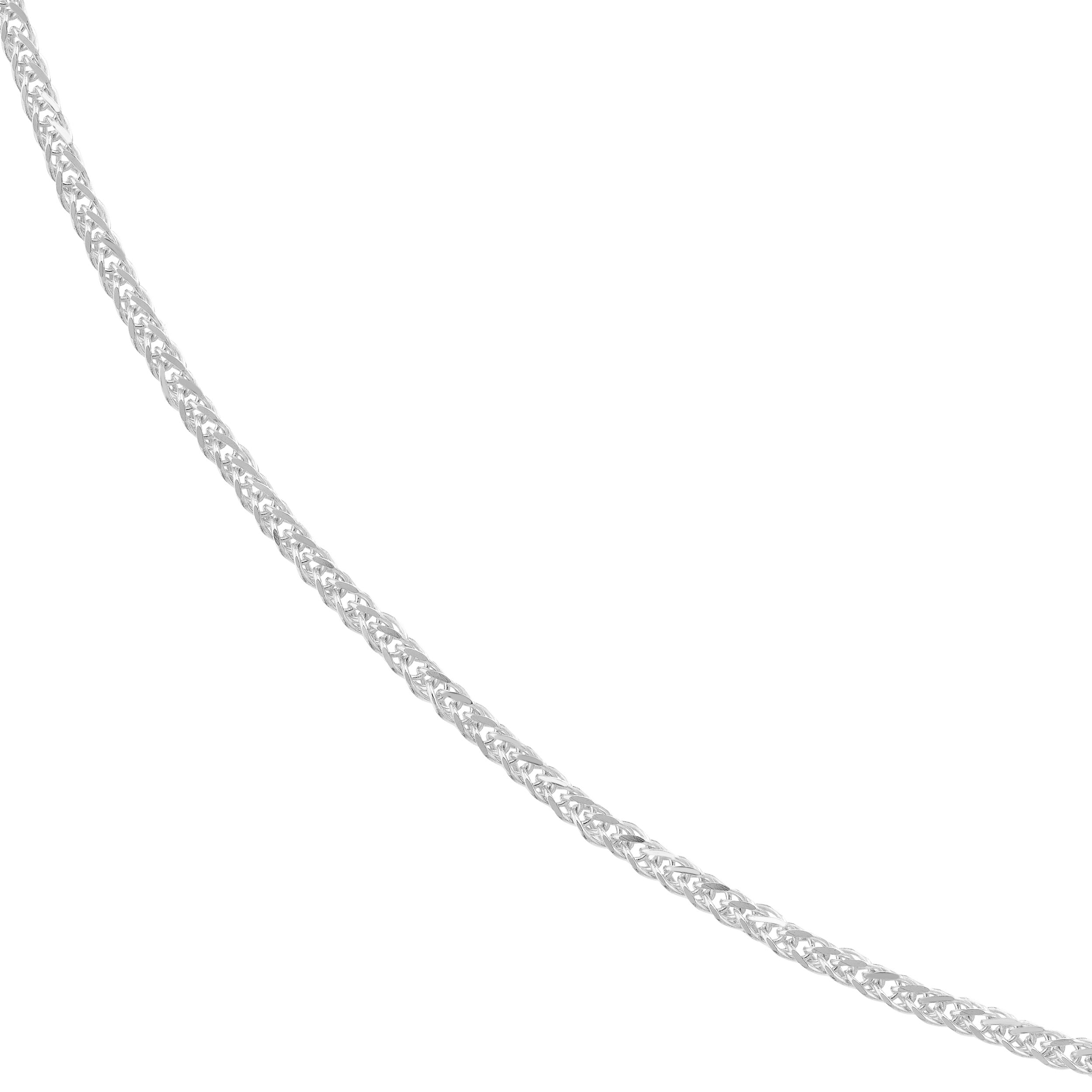1.17mm D/C Square Wheat Chain with Lobster Lock