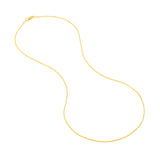 1.17mm D/C Square Wheat Chain with Lobster Lock