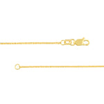 1.17mm D/C Square Wheat Chain with Lobster Lock