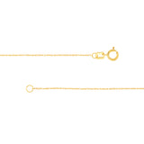 0.65mm Pendant Rope Chain with Spring Ring
