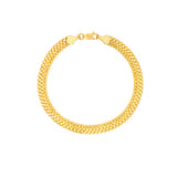 Hollow D/C Curb Bismarck Bracelet