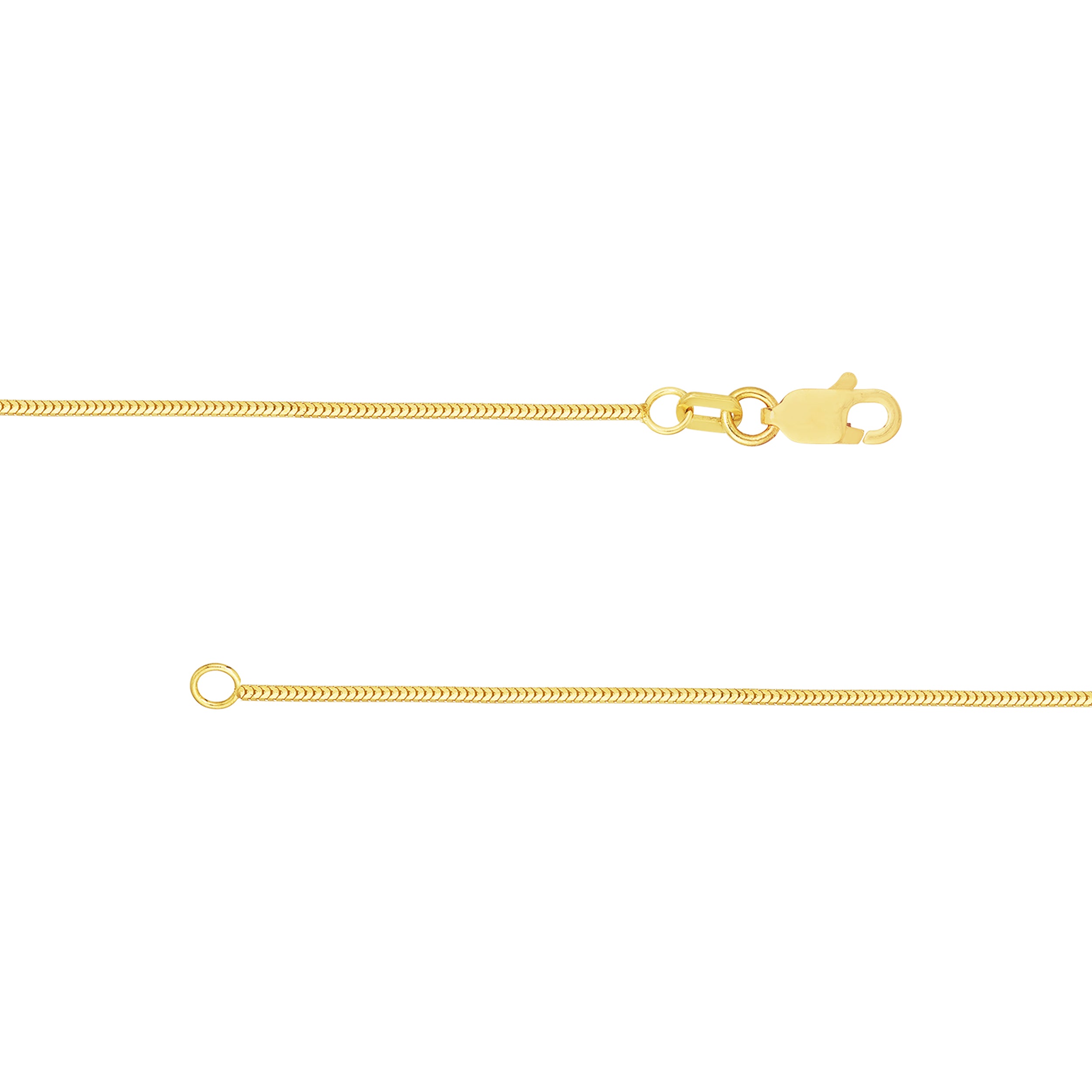 1mm Snake Chain with Lobster Lock