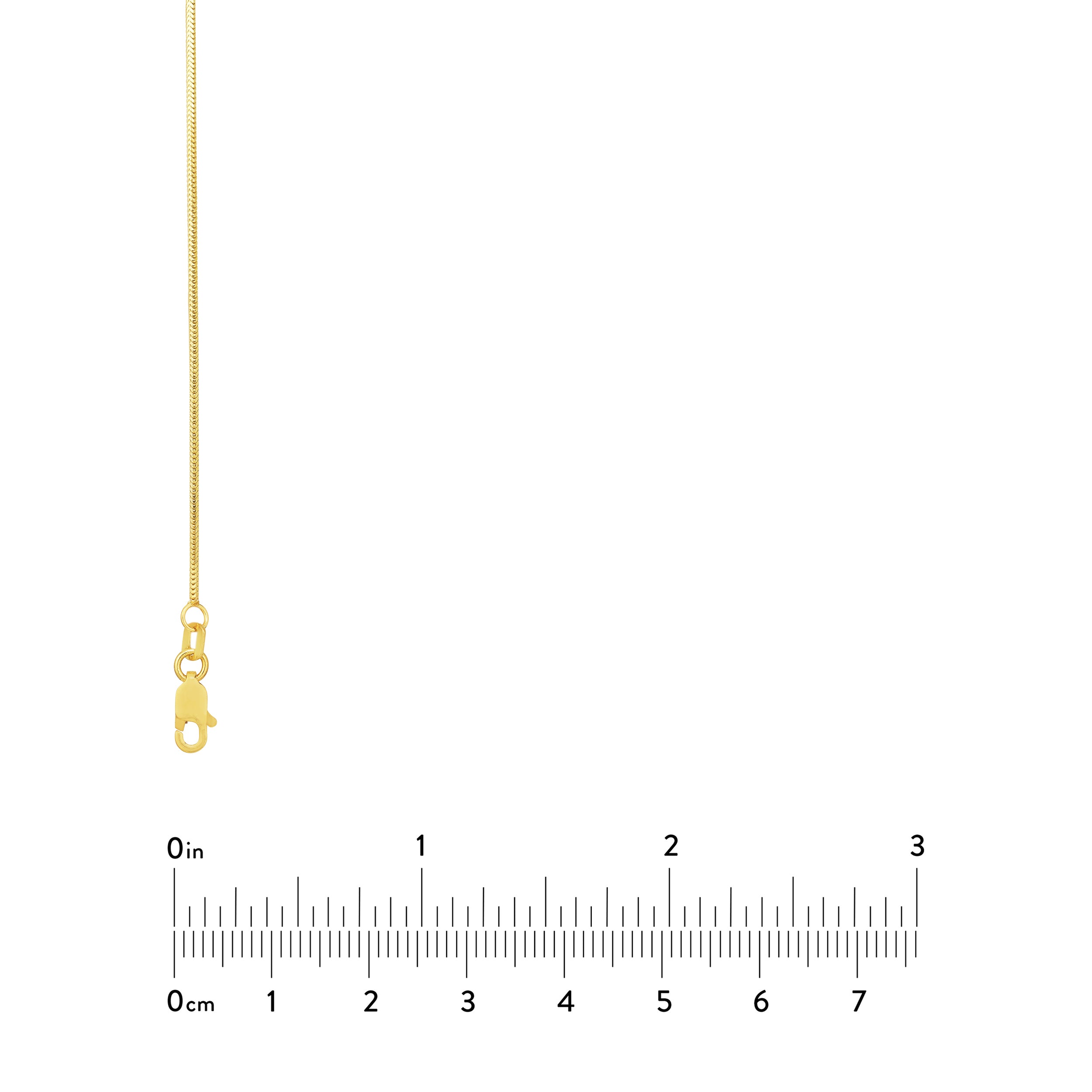 1mm Snake Chain with Lobster Lock