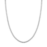 Sterling Silver 3.40mm Concave Box Chain with Lobster Lock