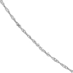 Sterling Silver 1.7mm Singapore Chain