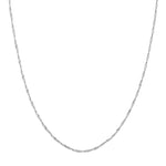 Sterling Silver 1.7mm Singapore Chain