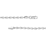 Sterling Silver 2.9mm Dorica Chain