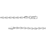 Sterling Silver 2.9mm Dorica Chain