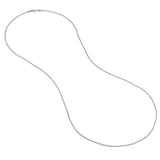 Sterling Silver 1.25mm Square Wheat Chain
