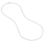 Sterling Silver 1.25mm Square Wheat Chain