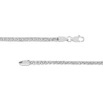 Sterling Silver 2.9mm Square Wheat Chain