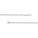 Sterling Silver 3.40mm Fancy Box Chain with Lobster Lock