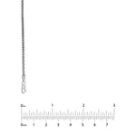 Sterling Silver 2.3mm Oxidized Popcorn Chain with Lobster Lo