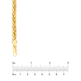 5.3mm D/C Light Wheat Chain with Lobster Lock