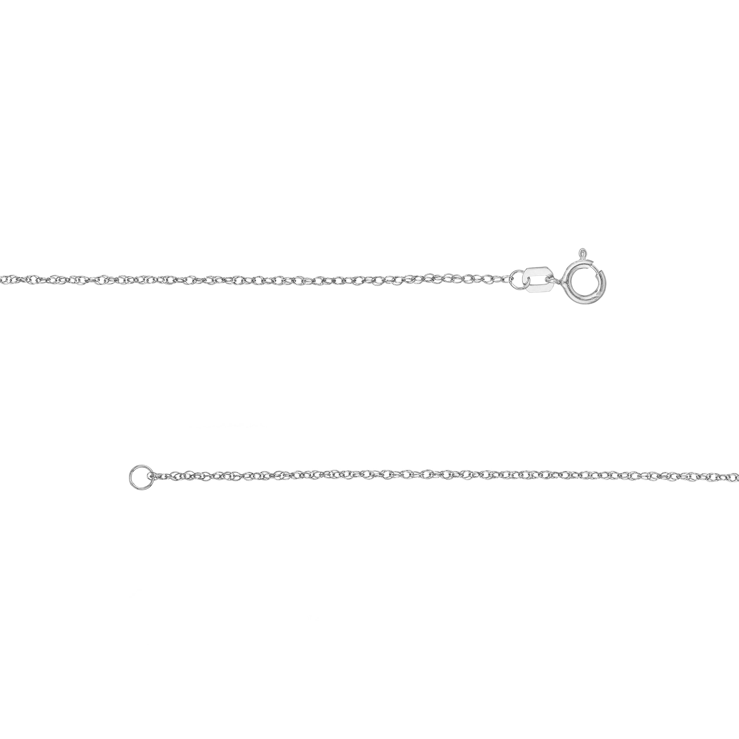 1.2mm Pendant Rope Chain with Spring Ring