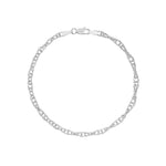 Textured Double Cable Chain Bracelet
