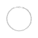 Textured Double Cable Chain Bracelet