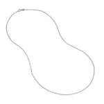 Sterling Silver 1.2mm Pendant Rope Chain