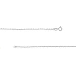 Sterling Silver 1.2mm Pendant Rope Chain