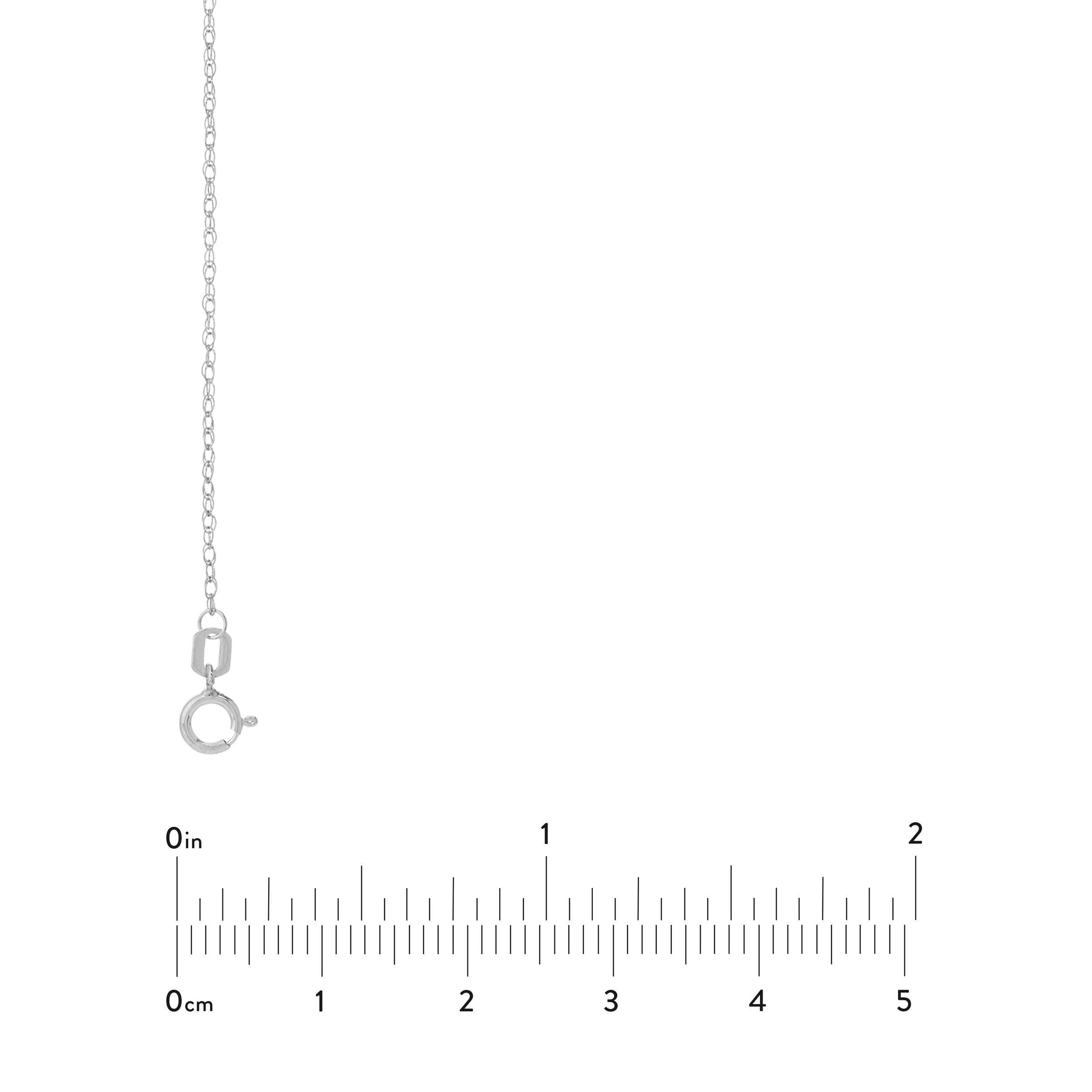 Sterling Silver 1.2mm Pendant Rope Chain