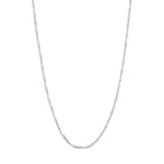 Sterling Silver 1.4mm Singapore Chain