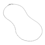 Sterling Silver 1.4mm Singapore Chain