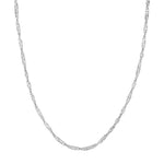 Sterling Silver 3.1mm Singapore Chain