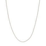 Sterling Silver 1mm Bead Chain