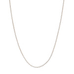 Sterling Silver 1mm Bead Chain