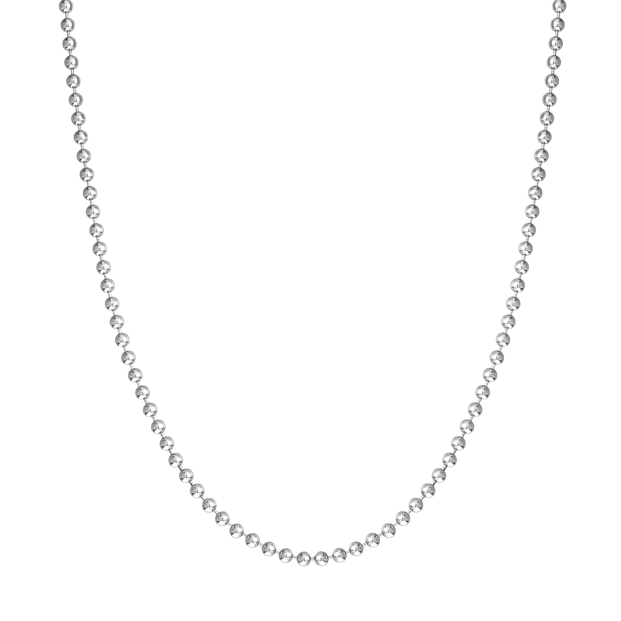 Sterling Silver 3mm Bead Chain