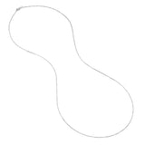 Sterling Silver 0.66mm Box Chain with Lobster Lock