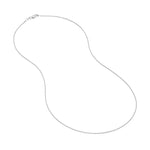 Sterling Silver 0.8mm Box Chain with Lobster Lock