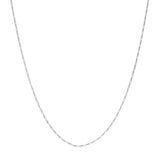 Sterling Silver 1.5mm Figaro Chain with Lobster Lock