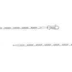Sterling Silver 1.9mm Figaro Chain with Lobster Lock