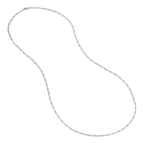 Sterling Silver 1.9mm Figaro Chain with Lobster Lock