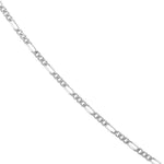 Sterling Silver 1.9mm Figaro Chain with Lobster Lock