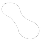 Sterling Silver 1.25mm D/C Cable Chain with Lobster Lock