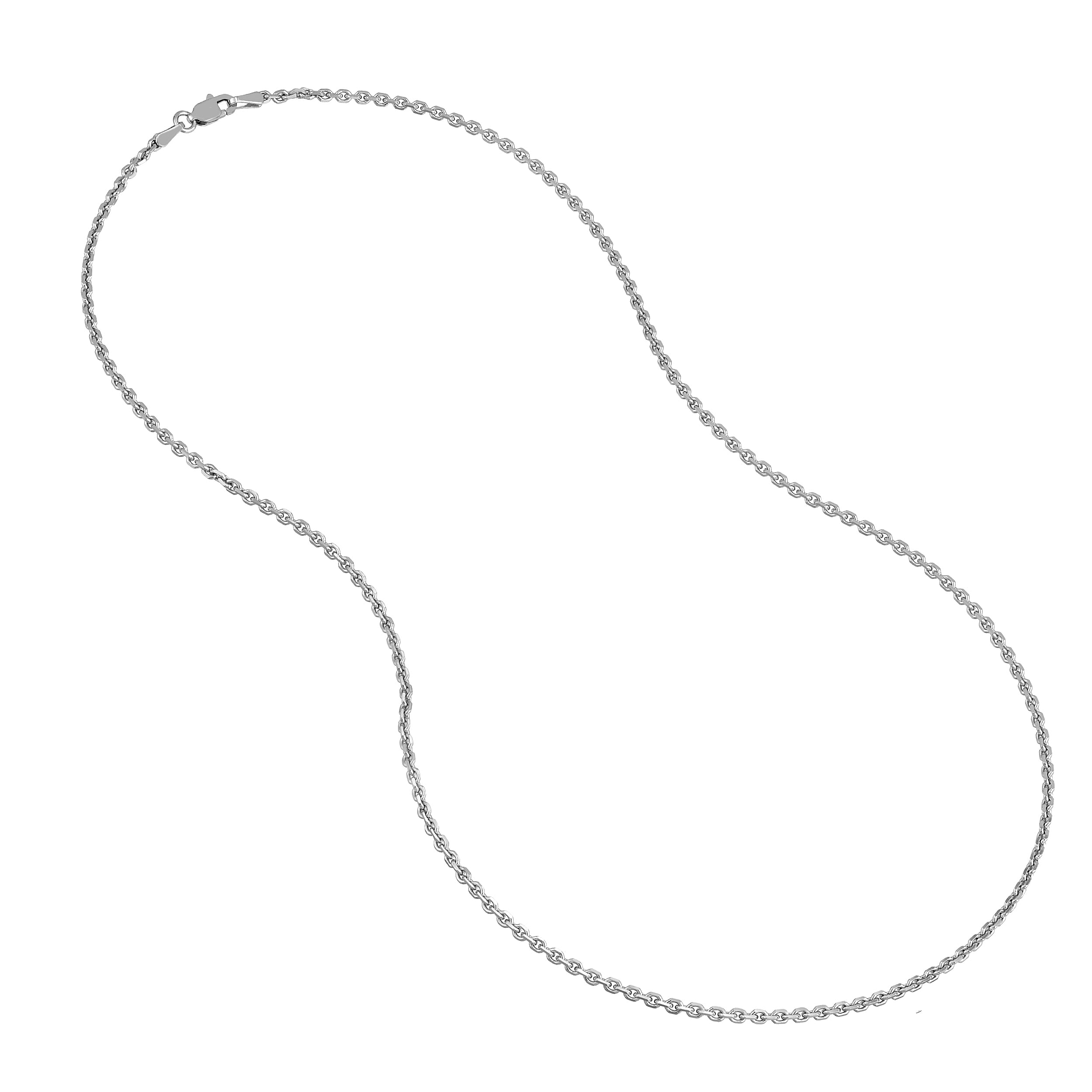Sterling Silver 1.9mm D/C Cable Chain
